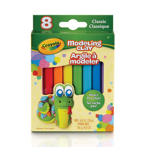 Crayola Modelling Clay- Classic , 8 ct 5703120001 Crayola Modelling Clay- Classic , 8 ct 5703120001