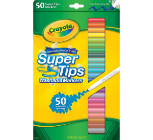 Crayola Pip-Squeaks Telescoping Mini Marker Tower, Washable Markers - 50 markers