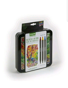 Crayola Signature Sketch & Detail Dual-tip Markers, 16ct. 5865110000 Crayola Signature Sketch & Detail Dual-tip Markers, 16ct. 5865110000