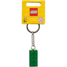 LEGO Keychain Green Brick 852096