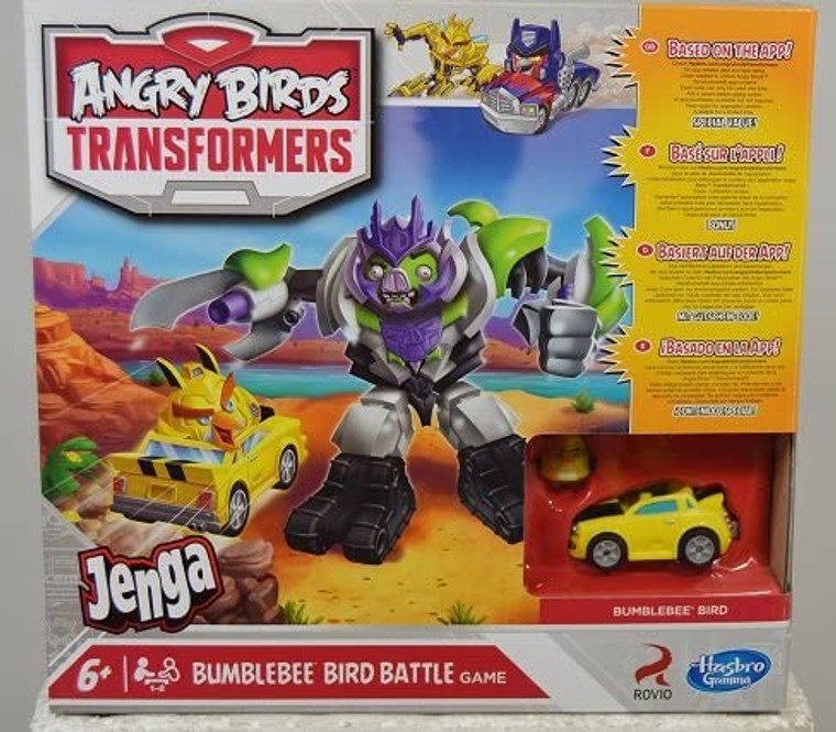 Hasbro Angry Birds Jenga Bumblebee Battle Game A76390000