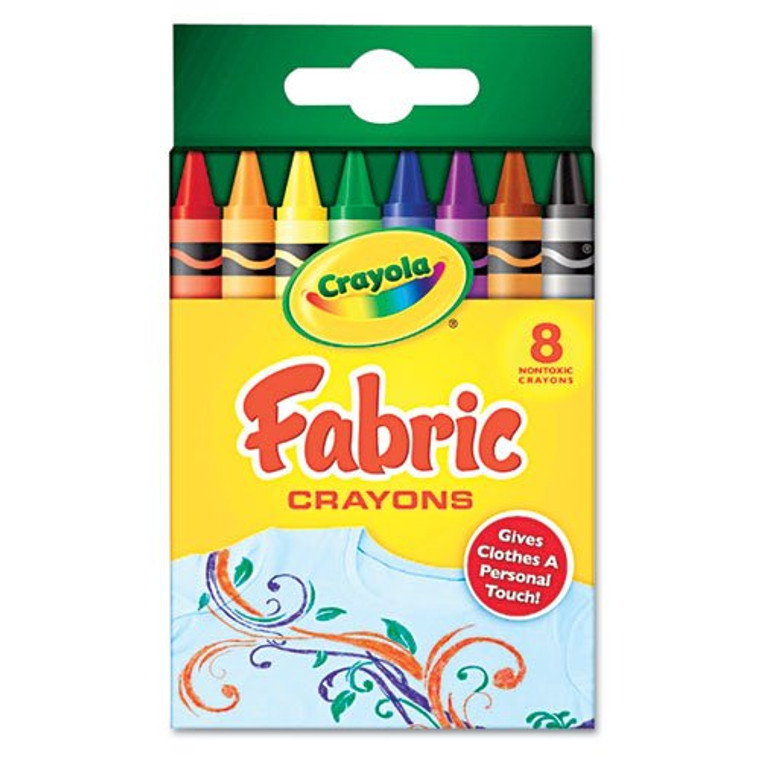Crayola 8ct Fabric Crayons 52-5009