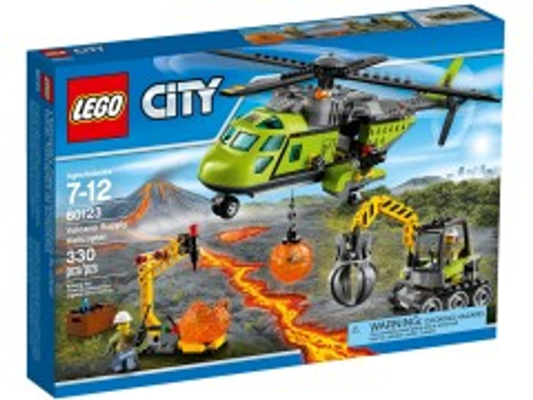 LEGO Volcano Supply Helicopter 60123