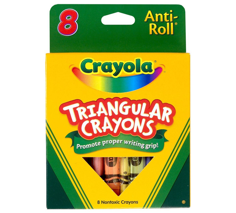 Crayola Anti-Roll Triangular Crayons 8 ct. 5240080000