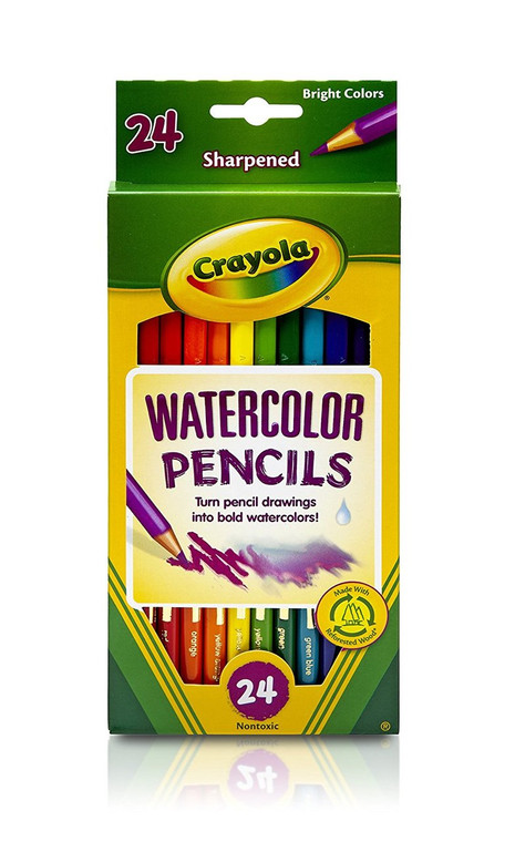 Crayola Crayola, Watercolor Pencils, 24 Pieces 6843040014