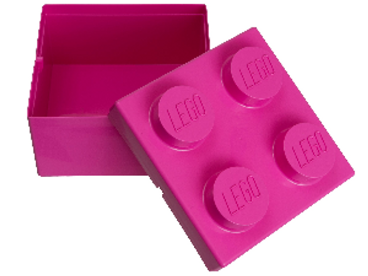 LEGO 2x2 LEGO Box Pink 853239