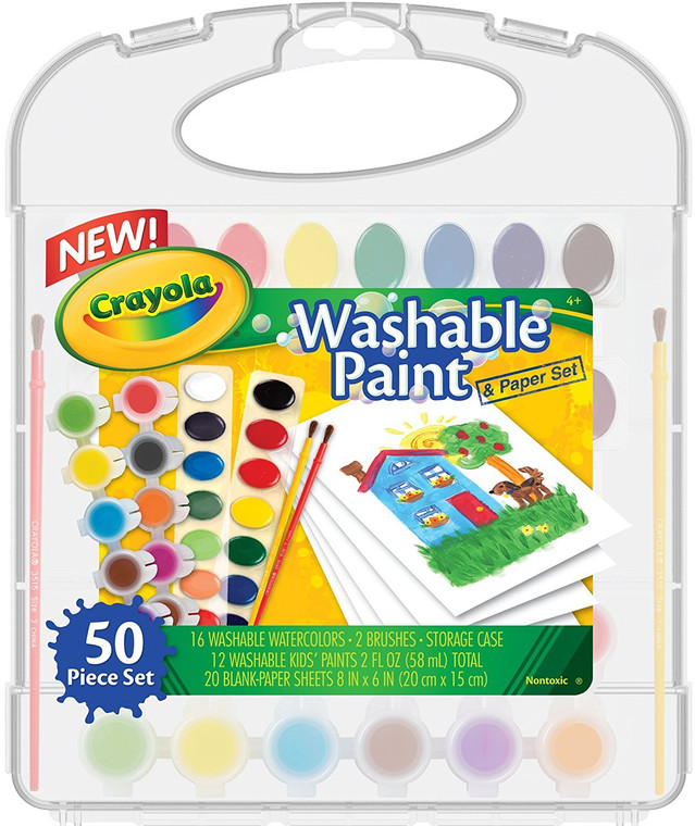Crayola Washable Paint & Paper Kit 0452220001