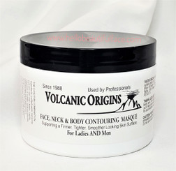 Volcanic Origins Face & Body Ash Mineral Clay Mud Mask 10 oz. size