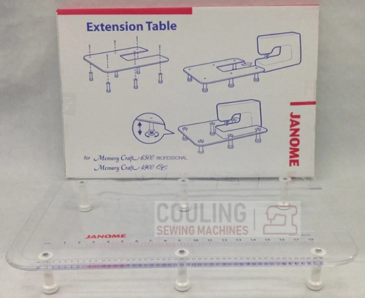 Janome Machine Extension Large White Table 1600p & HD9 (16" x 24