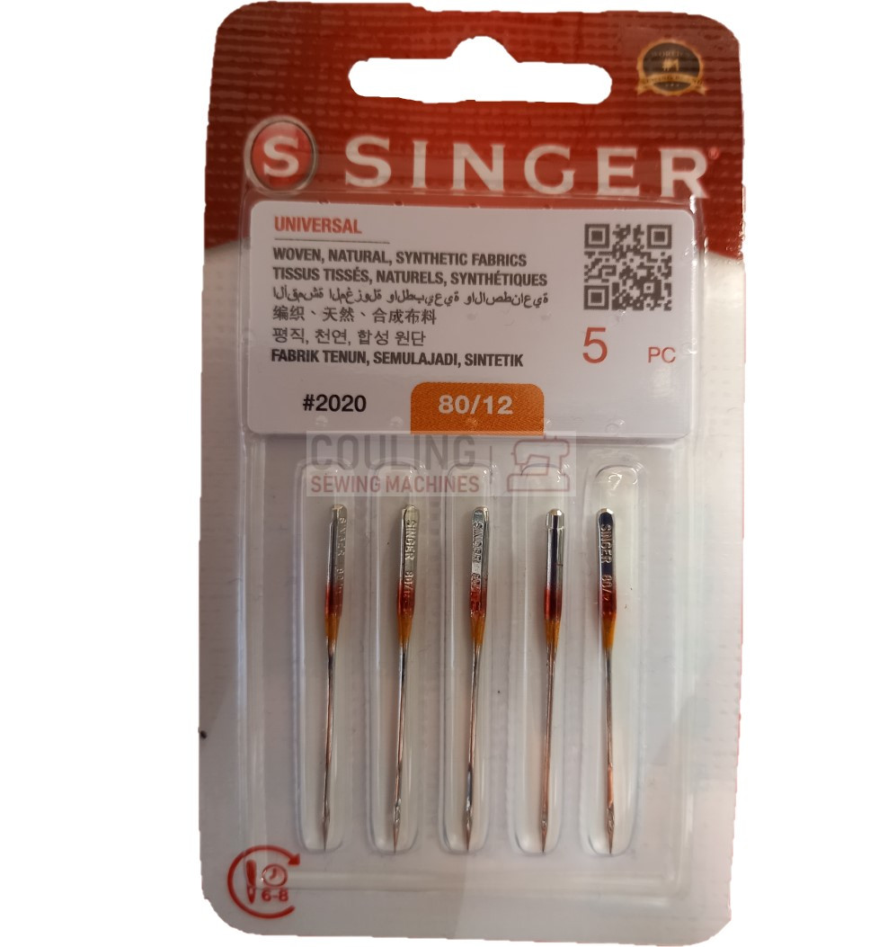Singer Sewing Machine Needles 2019 5pk Quilting Patchwork Mix 80,90