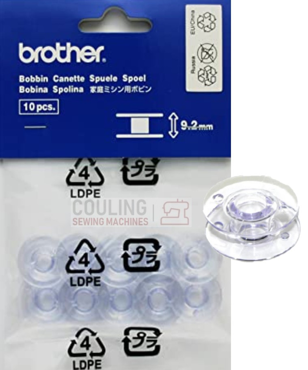 Brother Domestic Bobbins 11.5mm (SFB) - Brother - Brother Machines