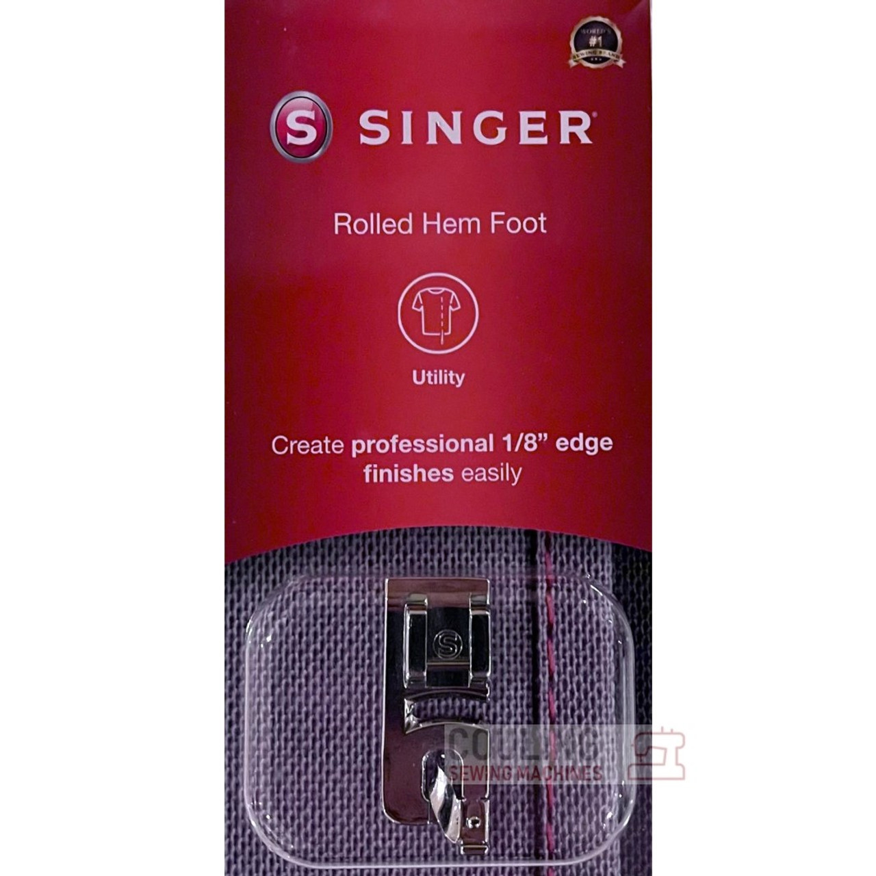 Singer Narrow Rolled Hem Foot #2500260.01 - 037431885029