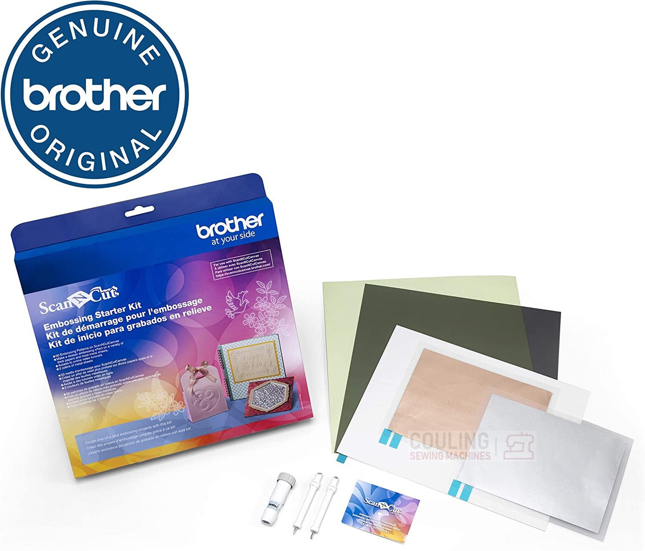Brother ScanNCut Embossing Starter Kit - CAEBSKIT1 - Couling Sewing ...