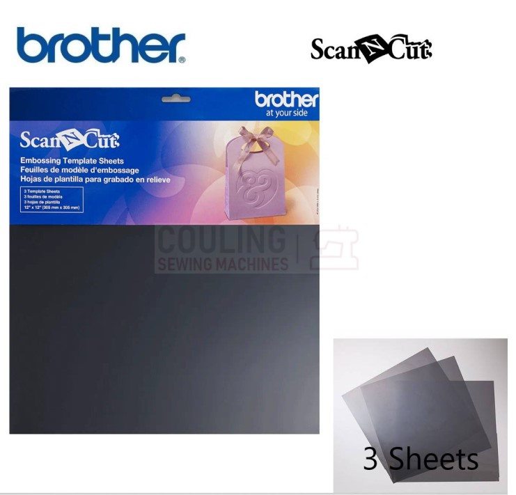 Brother ScanNCut Embossing Template Sheets 12 x 12 (3pcs) CAEBSTS1 ...