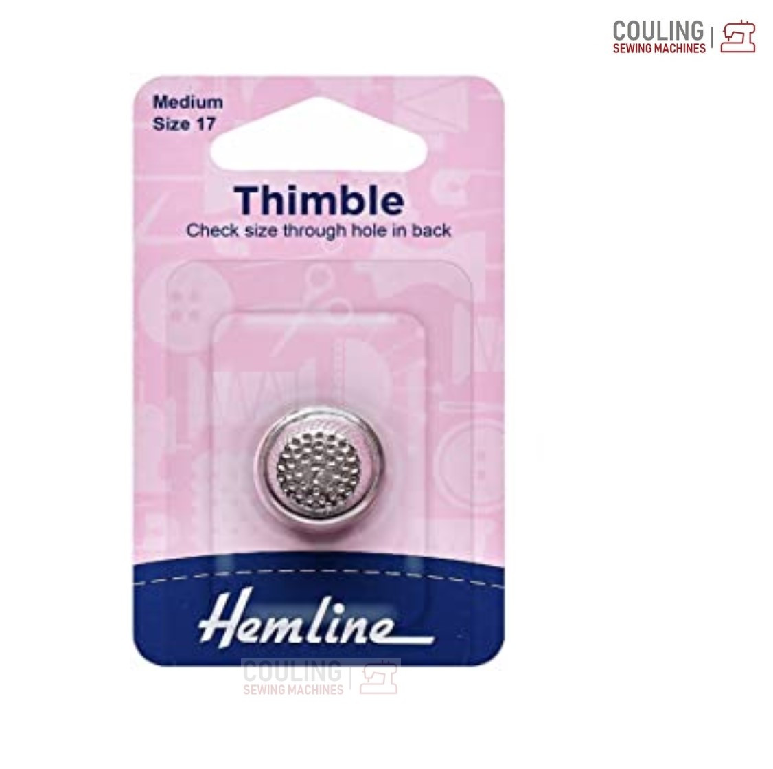 Metal Thimble Medium - Couling Sewing Machines