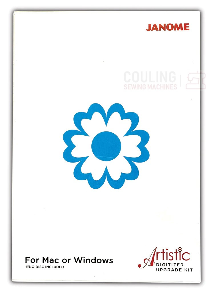 Janome Artistic Digitizer UPGRADE JR to FULL Version Couling Sewing