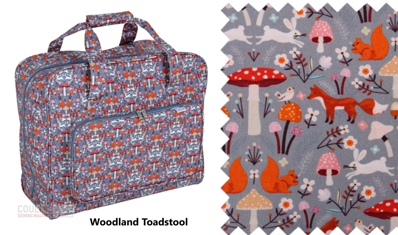 Premium Sewing Machine Carry Bag Woodland Toadstool 643 Couling