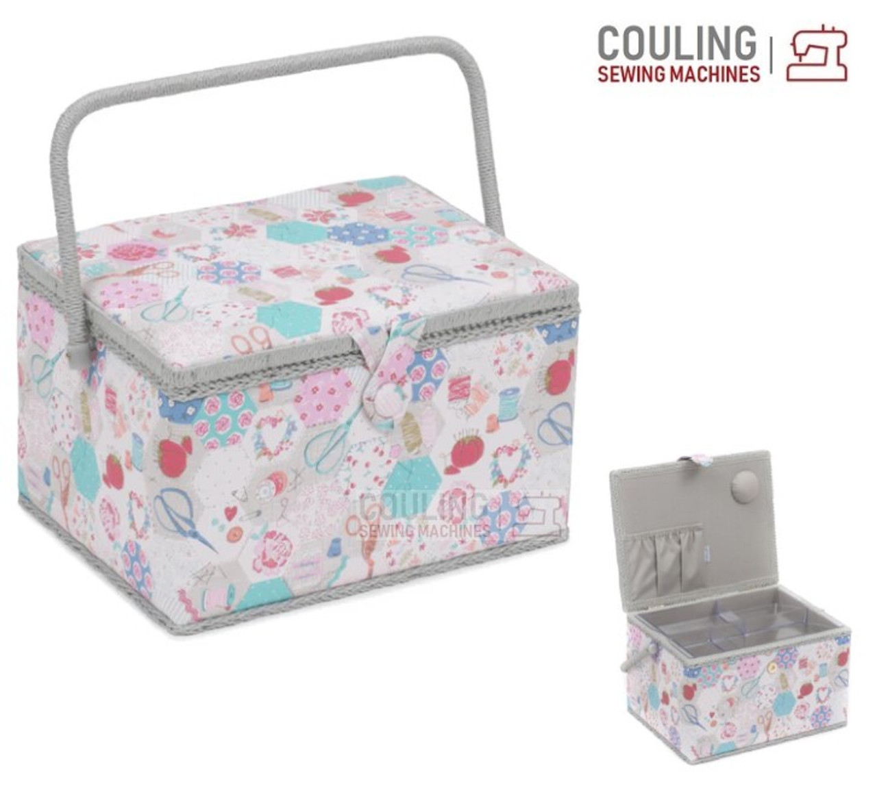 Sewing Work Box - Craft Storage - Notions 440 - Couling Sewing