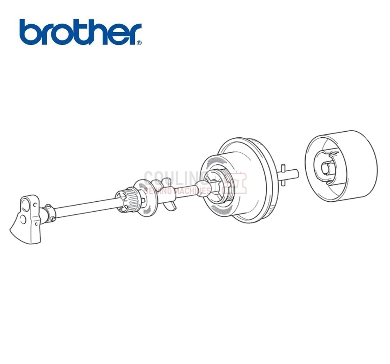 Brother Top Upper Shaft Supply Complete CP4 with Balance wheel 