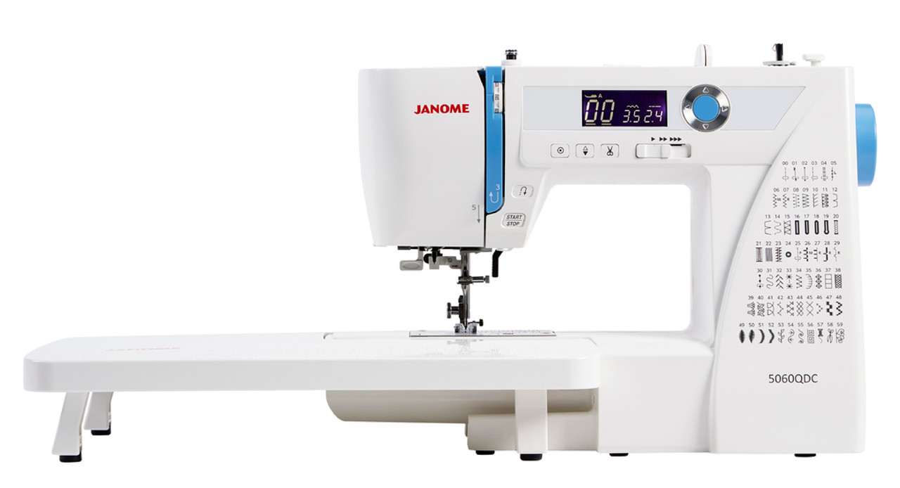Janome 5060 QDC Sewing Machine & Bonus Quilting Foot Set - Great British  Sewing Bee 2023