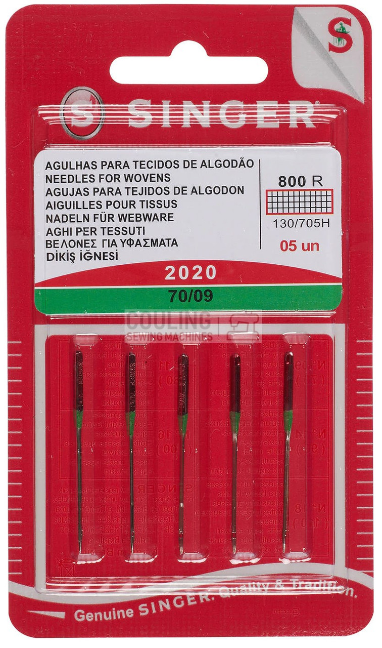 Singer Sewing Machine Needles 2020 Standard 70/09 - Couling Sewing Machines