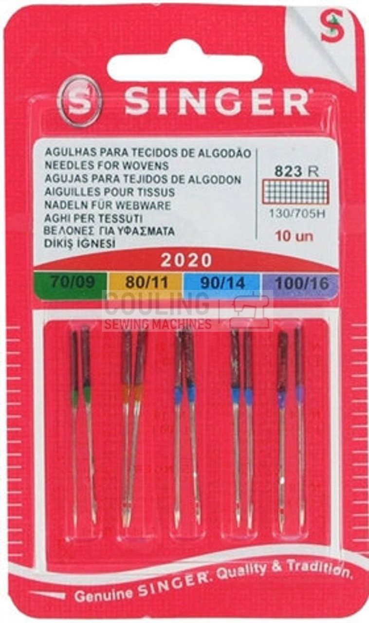 Singer Sewing Machine Needles 2020 Standard Assorted Mixed 10 Couling