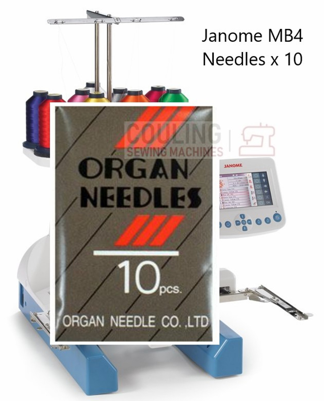 Janome Needles MB4 MB-4 Embroidery 75/11 Organ DBx5Q1 - Couling Sewing  Machines