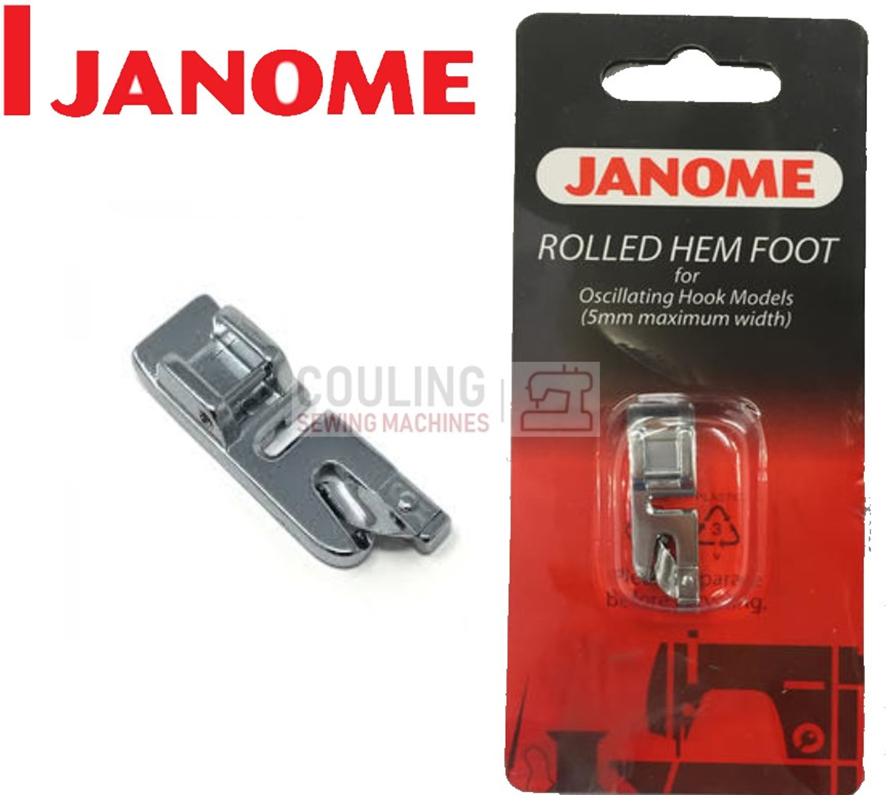 Janome Rolled Hemmer 2mm Foot D 820809014 - 1000's of Parts