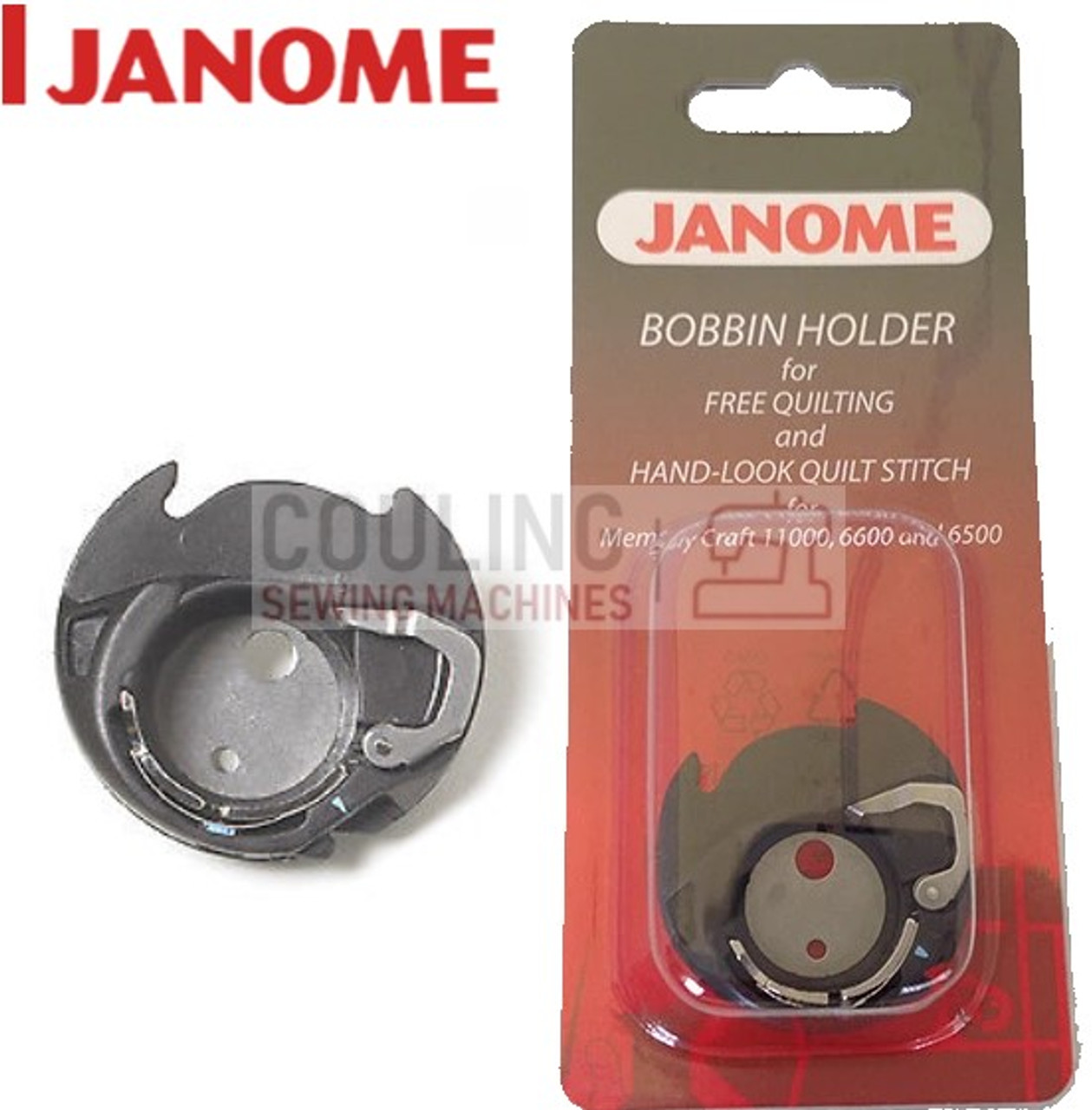 Janome Bobbin Holder for free motion quilting BLUE DOT - 200445007