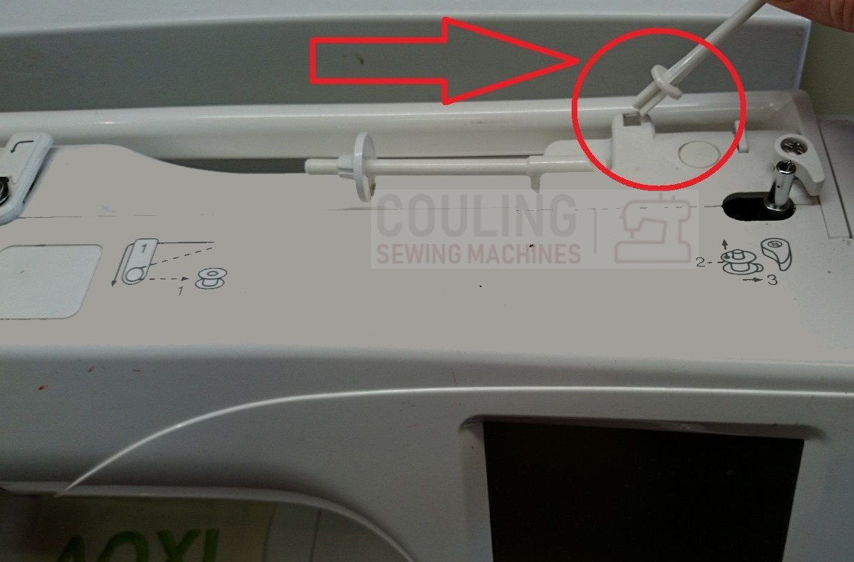 Janome SPARE Spool Pin Cotton Holder CXL301, DC3050, XC33, SL30X