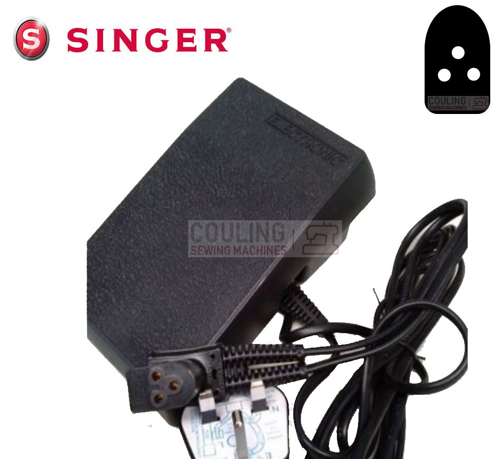1SET 110V Foot Control Pedal & Power Cord FOR SINGER 201,301,301A,401