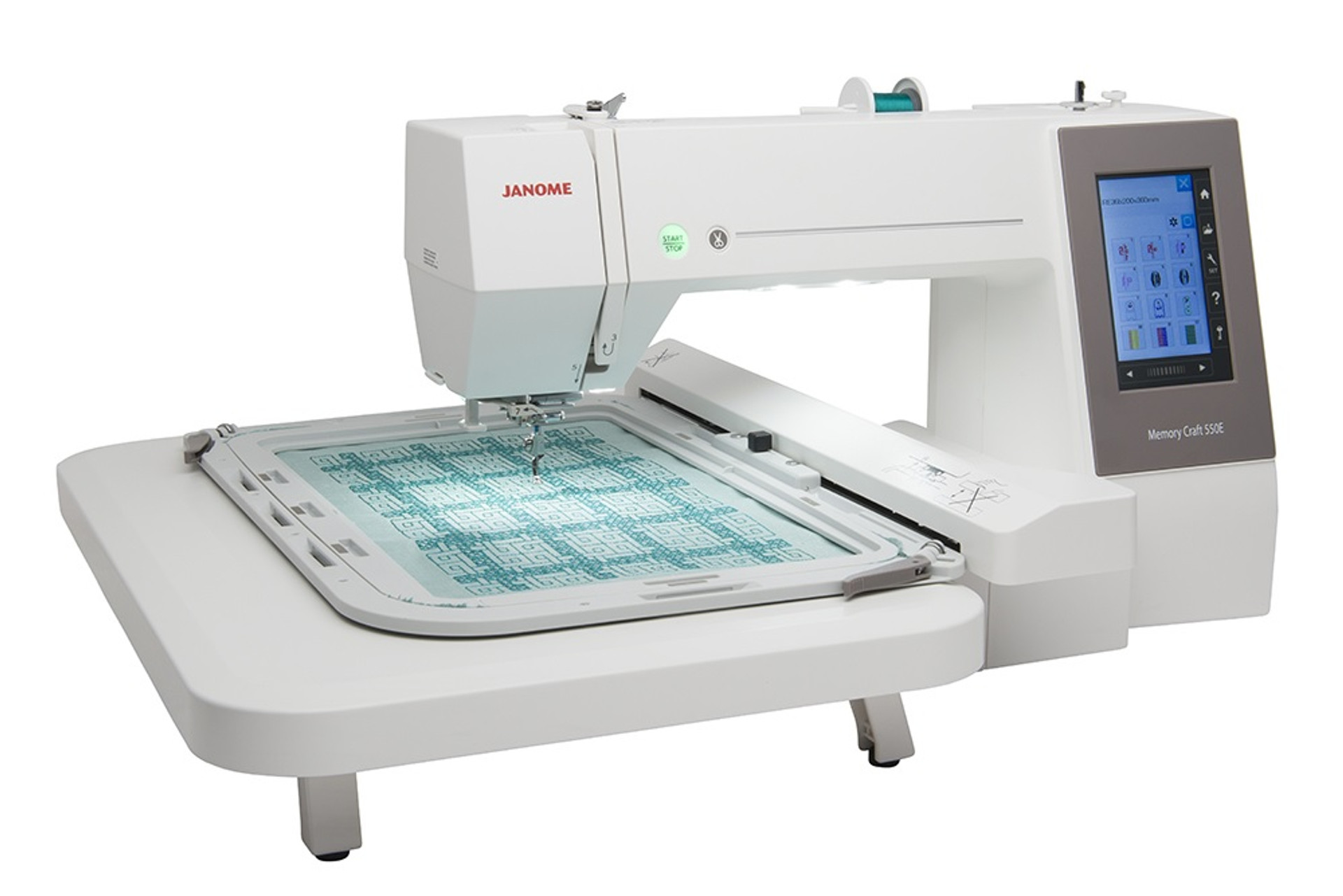 Janome Memory Craft 550E Embroidery Machine MC550E Couling Sewing