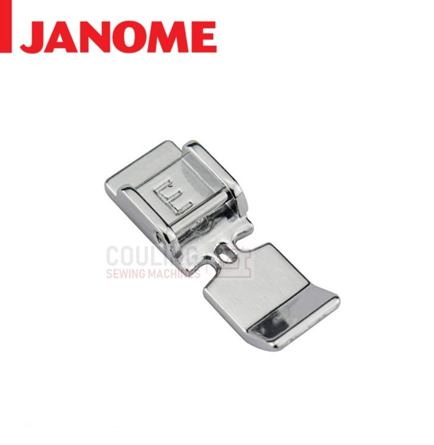 JANOME ZIPPER FOOT E 859805009 9mm CATEGORY D Couling Sewing Machines