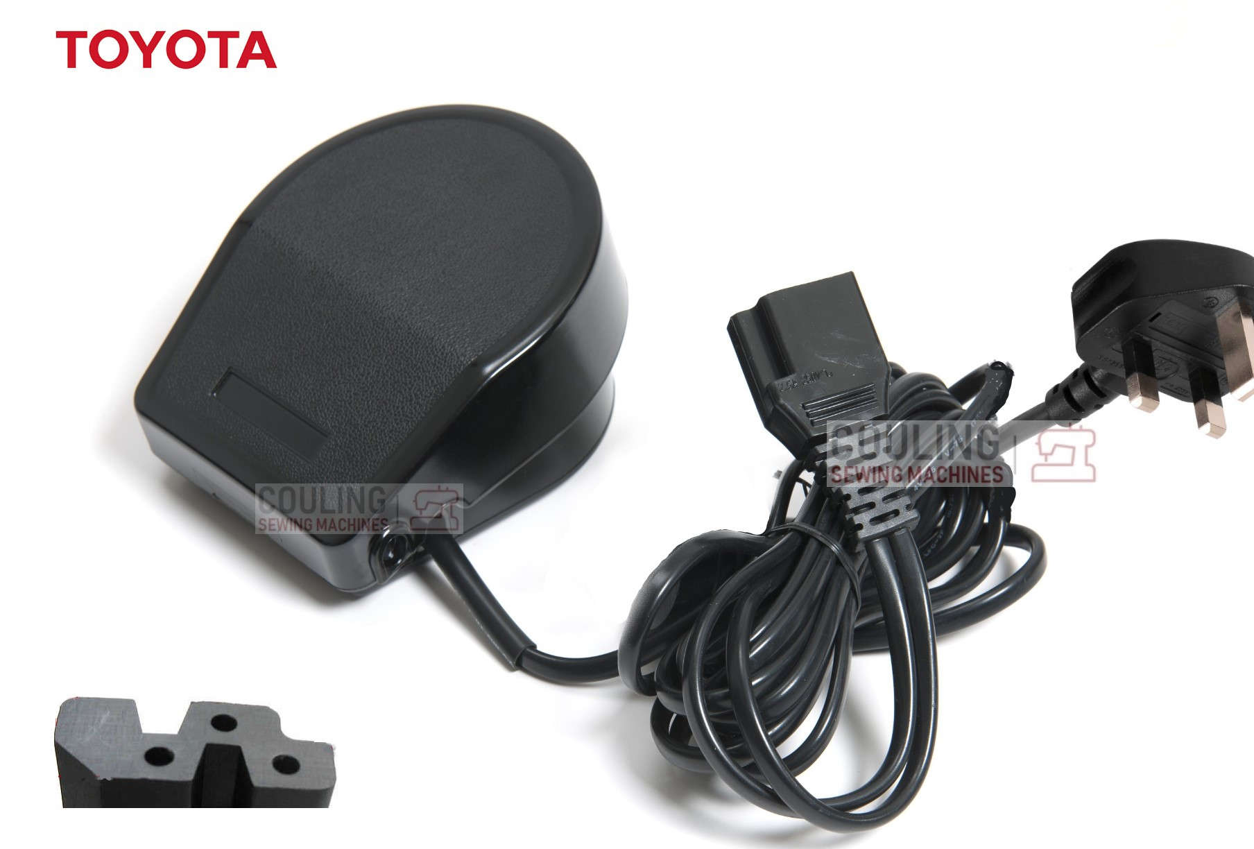Toyota Sewing Machine Foot Control Pedal & Lead Some RS2000 Old Type 3 Couling Sewing Machines