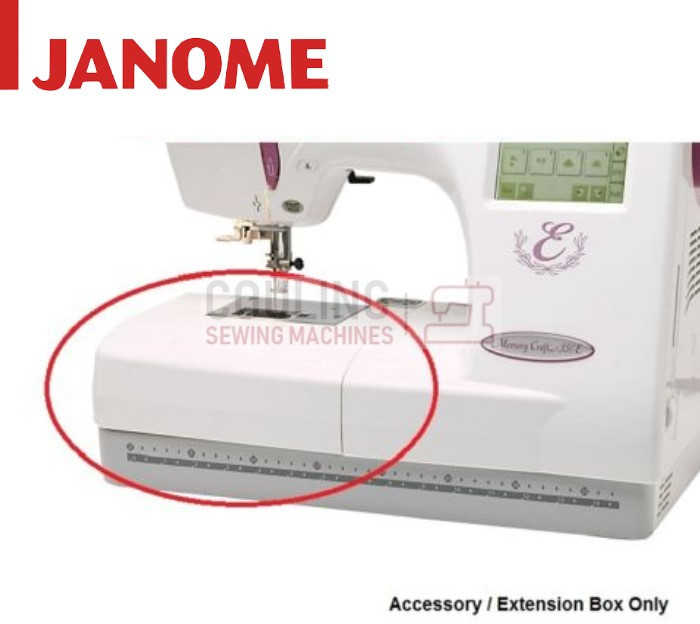 Janome Accessory Extension Box (Small white front box) Janome Machines