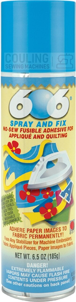 Odif 606 250ml NO SEW Iron On Spray n Fix Heat Fusible Adhesive Glue