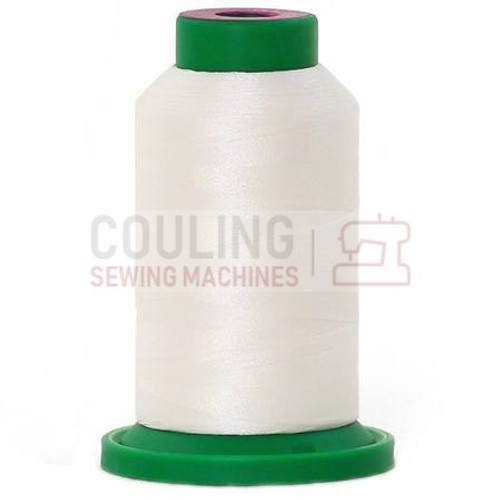 Isacord Polyester Thread 1000m - Bright White 0010