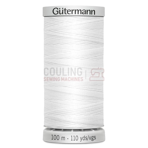 Gutermann Extra Strong Upholstery Thread 100m - 800 White