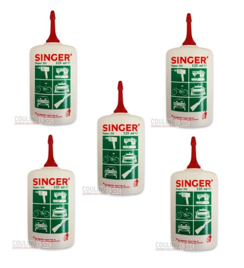 Singer Super Fine Oil 125ml Bulk x 5 Bottles