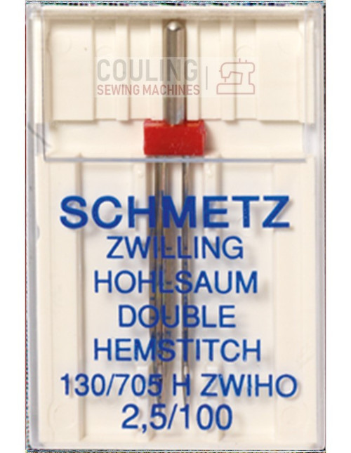 Schmetz Sewing Machine Double Hemstitch Wing Needle Size 2,5/100