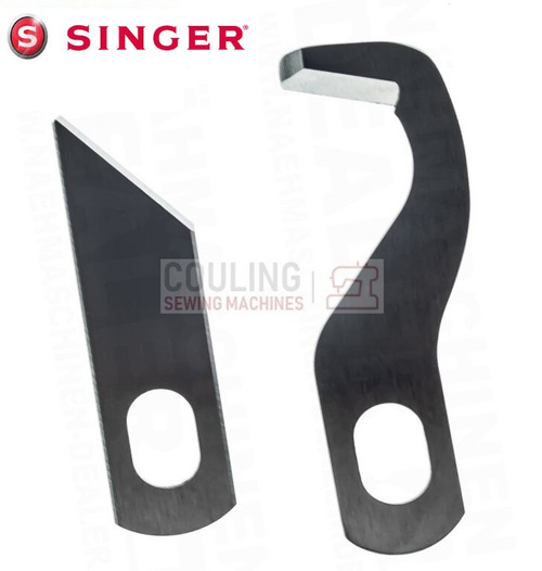 Overlocker Blade Knife Upper & Lower Set Compatible with Singer S14-78