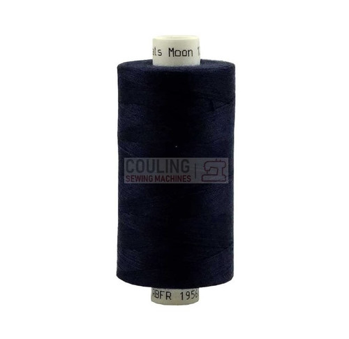 MOON Coats Polyester Sewing & Overlocker Thread 1000m - NAVY 004 M004