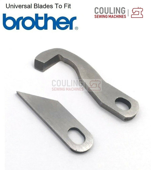 Overlocker Blade Knife Upper & Lower Set Compatible Brother 3034D 4234D M343D 2104D