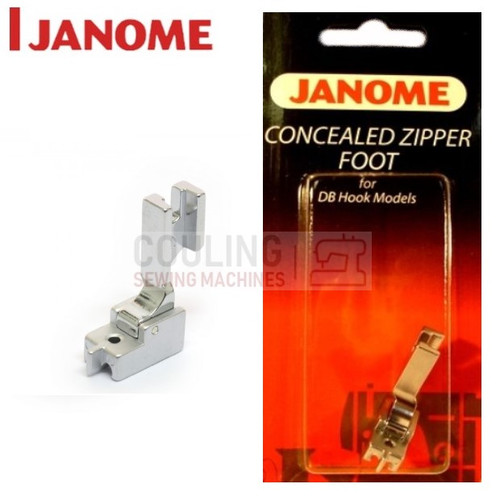 JANOME HD9 1600p Concealed Zipper Foot DB Hook - 767410016