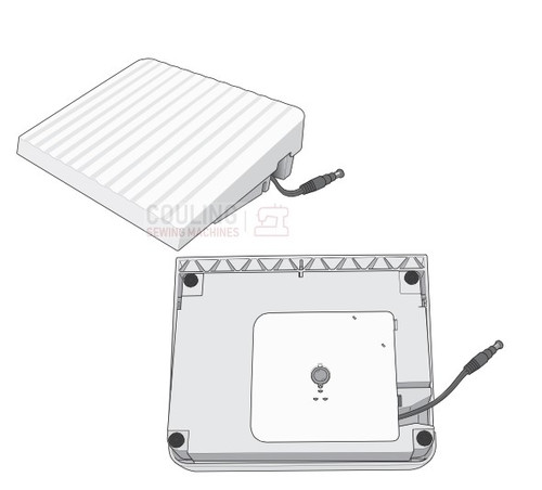 Husqvarna & Pfaff Foot Control Retractable Type FR5 Designer Range 412991404