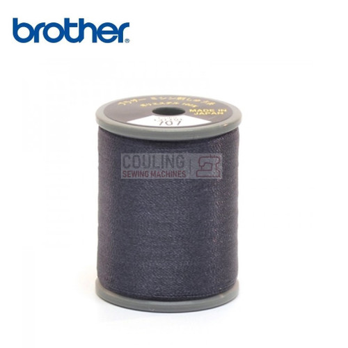 Brother Satin Embroidery Thread 100% Polyester 300m DARK GREY 707