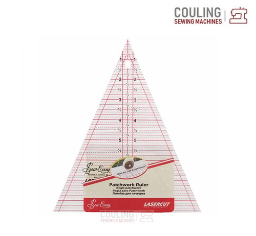 Sew Easy Triangle Patchwork Ruler MEDIUM 8.5" x 7" - NL4157