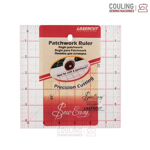 Sew Easy Square Quilting Template Ruler MEDIUM 6.5" x 6.5" - NL4177