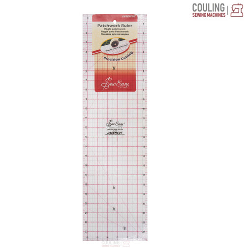 Sew Easy Rectangle Quilting Template Ruler 24" x 6.5" - NL4188