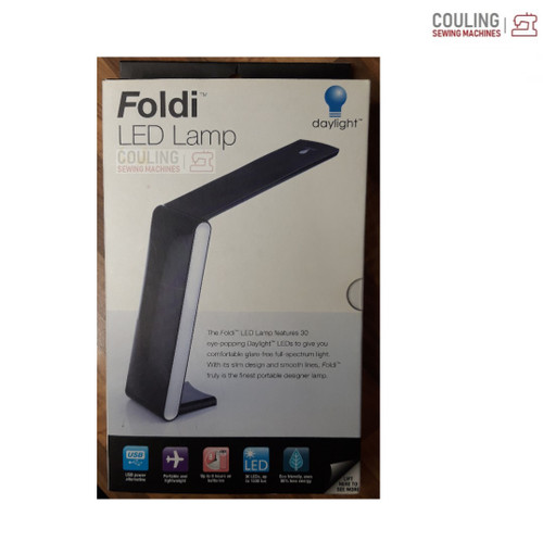 LED Lamp Daylight D45001 Foldi Black Couling Sewing Machines